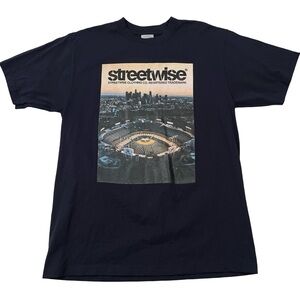 Streetwise Dodger Stadium Size L Navy Blue Tee (Retail Price $40)
